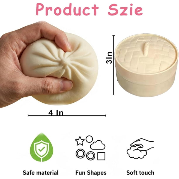 Cute Dumpling Squishy Stress Toy