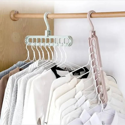 9-Hole Space Saving Hanger, 360° Rotatable