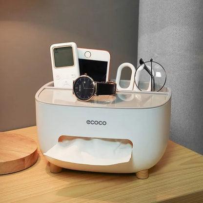 Multifunction Tissue Box Organizer