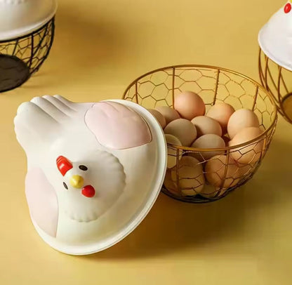 Hen Egg Storage Basket