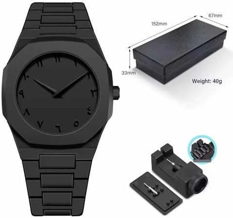 Arabic Aura Watch, Black