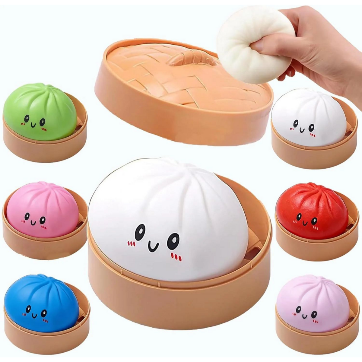 Cute Dumpling Squishy Stress Toy