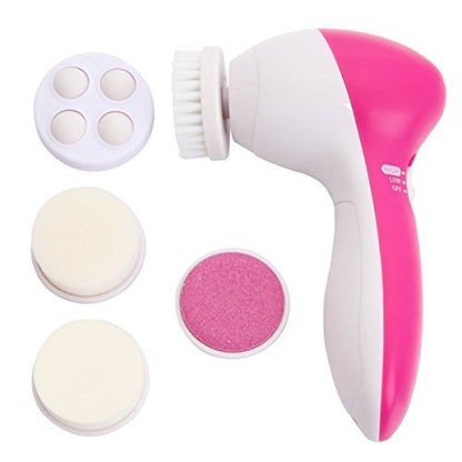 5-in-1 Facial Massager & Cleanser Brush Set