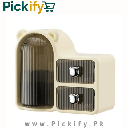 Cute Bear Desktop Makeup Organizer