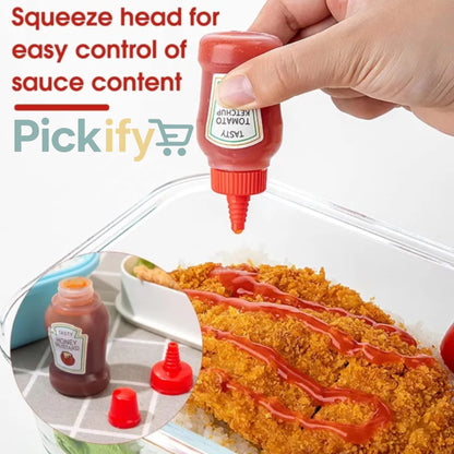 Refillable Ketchup And Sauce Bottle, Pack Of 2